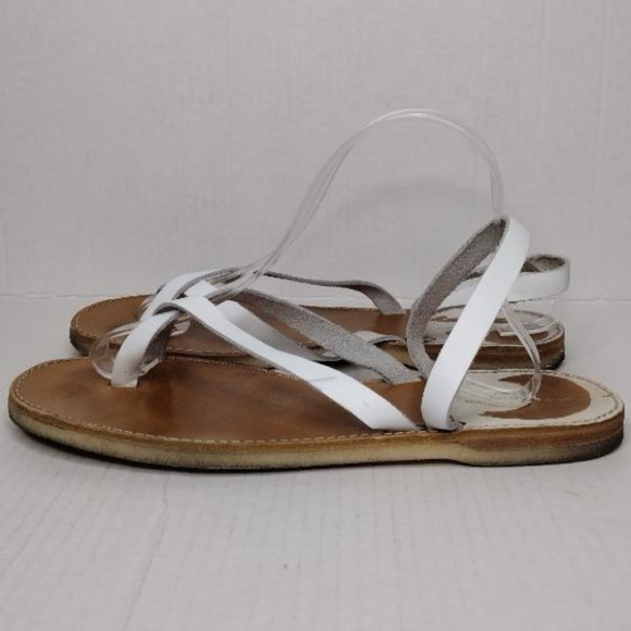 Dries Van Noten Leather Boho Summer Sling Back Sandals - Picture 4 of 11